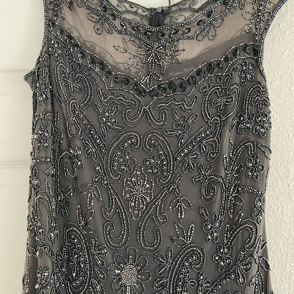Pisarro Nights beaded illusion dress - Picture 3 of 6